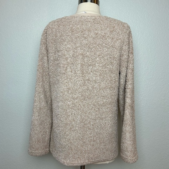 Secret Treasures Sleepwear Women's Soft Fleece Sweatshirt HOTTER THAN COCOA Sz M - Picture 3 of 6